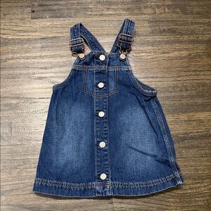 Gap-Denim Blue Kids Overall Dress